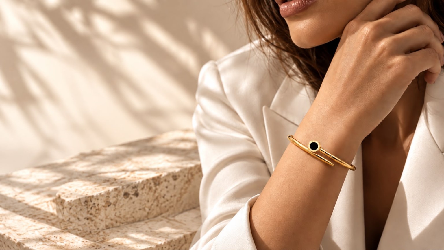 Grace, captured in a single detail.