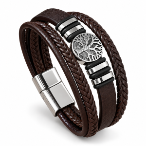 Arbor Leather Bracelet - Black