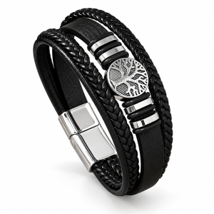 Arbor Leather Bracelet - Brown