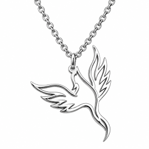 Aurelia Wing Necklace - Silver