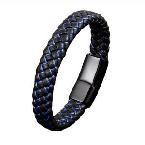 Cobalt Braided Bracelet
