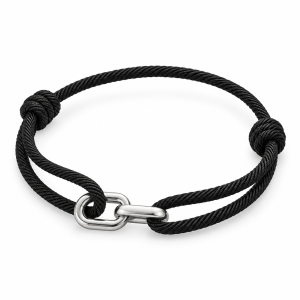 Dockline Shackle Bracelet - Black