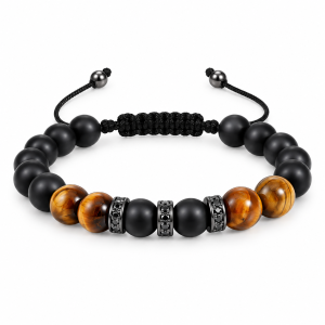 Terra Tiger Eye Beaded Bracelet